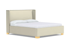 Everett Upholstered Bed :: Leg Finish: Natural / Size: California King