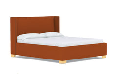 Everett Upholstered Bed :: Leg Finish: Natural / Size: California King