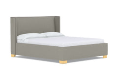 Everett Upholstered Bed :: Leg Finish: Natural / Size: California King