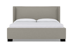 Everett Upholstered Bed :: Leg Finish: Espresso / Size: California King