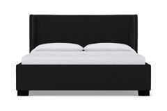 Everett Upholstered Bed :: Leg Finish: Espresso / Size: Queen Size
