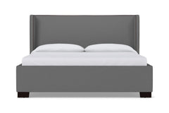 Everett Upholstered Bed :: Leg Finish: Espresso / Size: California King