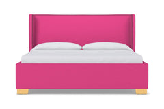 Everett Upholstered Bed :: Leg Finish: Natural / Size: Full Size