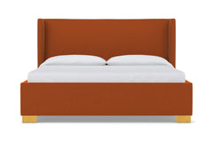 Everett Upholstered Bed :: Leg Finish: Natural / Size: Full Size