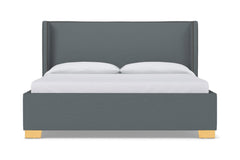 Everett Upholstered Bed :: Leg Finish: Natural / Size: California King