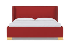 Everett Upholstered Bed :: Leg Finish: Natural / Size: Full Size
