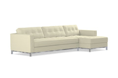 Fillmore 2pc Sleeper Sectional :: Configuration: RAF - Chaise on the Right / Sleeper Option: Memory Foam Mattress