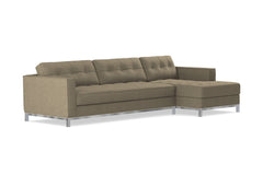 Fillmore 2pc Sleeper Sectional :: Configuration: RAF - Chaise on the Right / Sleeper Option: Deluxe Innerspring Mattress