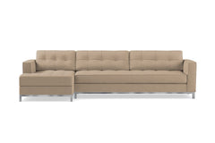 Fillmore 2pc Sleeper Sectional :: Configuration: LAF - Chaise on the Left / Sleeper Option: Memory Foam Mattress