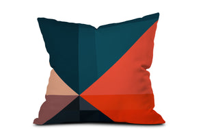 Geometric 1713 Toss Pillow by The Old Art Studio