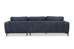 Harlow 2pc Leather Sectional Sofa :: Configuration: RAF - Chaise on the Right