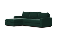 Harper 2pc Sectional Sofa :: Leg Finish: Espresso / Configuration: LAF - Chaise on the Left