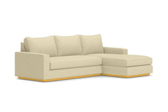 Harper 2pc Sectional Sofa :: Leg Finish: Natural / Configuration: RAF - Chaise on the Right