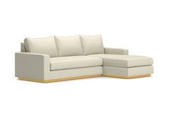 Harper 2pc Sectional Sofa :: Leg Finish: Natural / Configuration: RAF - Chaise on the Right