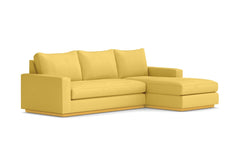 Harper 2pc Sectional Sofa :: Leg Finish: Natural / Configuration: RAF - Chaise on the Right