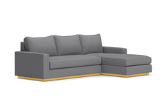 Harper 2pc Sectional Sofa :: Leg Finish: Natural / Configuration: RAF - Chaise on the Right