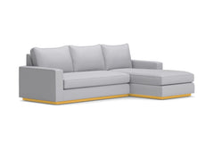 Harper 2pc Sectional Sofa :: Leg Finish: Natural / Configuration: RAF - Chaise on the Right