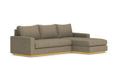 Harper 2pc Sectional Sofa :: Leg Finish: Natural / Configuration: RAF - Chaise on the Right