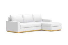 Harper 2pc Sectional Sofa :: Leg Finish: Natural / Configuration: RAF - Chaise on the Right