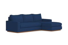 Harper 2pc Sectional Sofa :: Leg Finish: Pecan / Configuration: RAF - Chaise on the Right