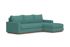 Harper 2pc Sectional Sofa :: Leg Finish: Pecan / Configuration: RAF - Chaise on the Right