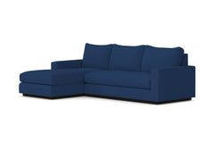 Harper 2pc Sleeper Sectional :: Leg Finish: Espresso / Sleeper Option: Deluxe Innerspring Mattress / Configuration: LAF - Chaise on the Left