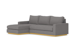 Harper 2pc Sectional Sofa :: Leg Finish: Natural / Configuration: LAF - Chaise on the Left