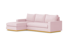 Harper 2pc Sectional Sofa :: Leg Finish: Natural / Configuration: LAF - Chaise on the Left