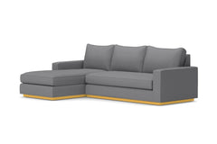 Harper 2pc Sectional Sofa :: Leg Finish: Natural / Configuration: LAF - Chaise on the Left