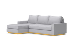 Harper 2pc Sectional Sofa :: Leg Finish: Natural / Configuration: LAF - Chaise on the Left