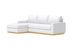 Harper 2pc Sectional Sofa :: Leg Finish: Natural / Configuration: LAF - Chaise on the Left