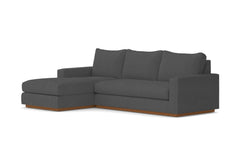 Harper 2pc Sectional Sofa :: Leg Finish: Pecan / Configuration: LAF - Chaise on the Left