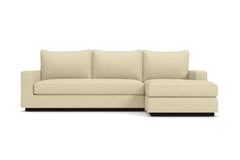 Harper 2pc Sleeper Sectional :: Leg Finish: Espresso / Sleeper Option: Memory Foam Mattress / Configuration: RAF - Chaise on the Right