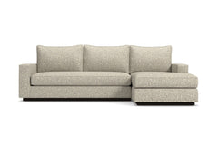 Harper 2pc Sleeper Sectional :: Leg Finish: Espresso / Sleeper Option: Memory Foam Mattress / Configuration: RAF - Chaise on the Right