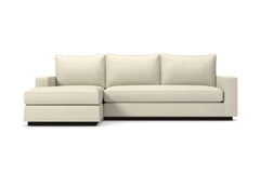 Harper 2pc Sleeper Sectional :: Leg Finish: Espresso / Sleeper Option: Memory Foam Mattress / Configuration: LAF - Chaise on the Left