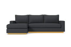 Harper 2pc Sectional Sofa :: Leg Finish: Natural / Configuration: LAF - Chaise on the Left