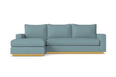 Harper 2pc Sleeper Sectional :: Leg Finish: Natural / Sleeper Option: Memory Foam Mattress / Configuration: LAF - Chaise on the Left