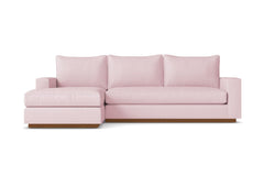 Harper 2pc Sectional Sofa :: Leg Finish: Pecan / Configuration: LAF - Chaise on the Left