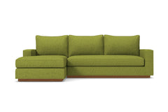 Harper 2pc Sectional Sofa :: Leg Finish: Pecan / Configuration: LAF - Chaise on the Left