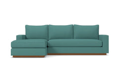 Harper 2pc Sectional Sofa :: Leg Finish: Pecan / Configuration: LAF - Chaise on the Left