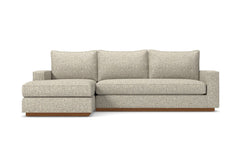 Harper 2pc Sectional Sofa :: Leg Finish: Pecan / Configuration: LAF - Chaise on the Left