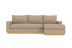 Harper 2pc Sectional Sofa :: Leg Finish: Natural / Configuration: RAF - Chaise on the Right