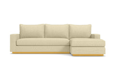 Harper 2pc Sectional Sofa :: Leg Finish: Natural / Configuration: RAF - Chaise on the Right