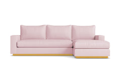 Harper 2pc Sectional Sofa :: Leg Finish: Natural / Configuration: RAF - Chaise on the Right