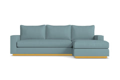 Harper 2pc Sectional Sofa :: Leg Finish: Natural / Configuration: RAF - Chaise on the Right