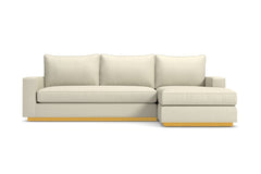 Harper 2pc Sectional Sofa :: Leg Finish: Natural / Configuration: RAF - Chaise on the Right