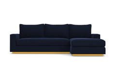 Harper 2pc Sleeper Sectional :: Leg Finish: Natural / Sleeper Option: Memory Foam Mattress / Configuration: RAF - Chaise on the Right