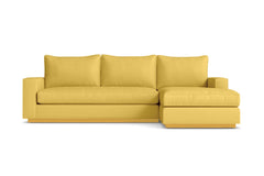 Harper 2pc Sectional Sofa :: Leg Finish: Natural / Configuration: RAF - Chaise on the Right