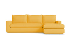 Harper 2pc Sectional Sofa :: Leg Finish: Natural / Configuration: RAF - Chaise on the Right