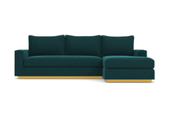 Harper 2pc Sectional Sofa :: Leg Finish: Natural / Configuration: RAF - Chaise on the Right